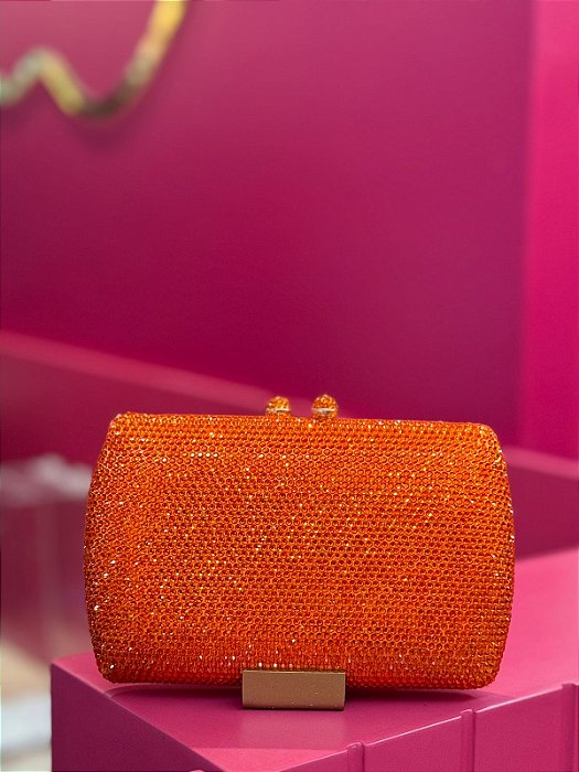 BOLSA MINU CORAL RETANGULO BOLEADO