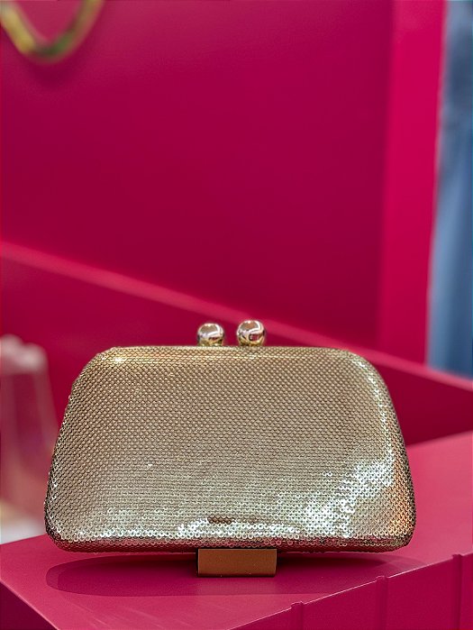BOLSA DOURADA PAETÊ