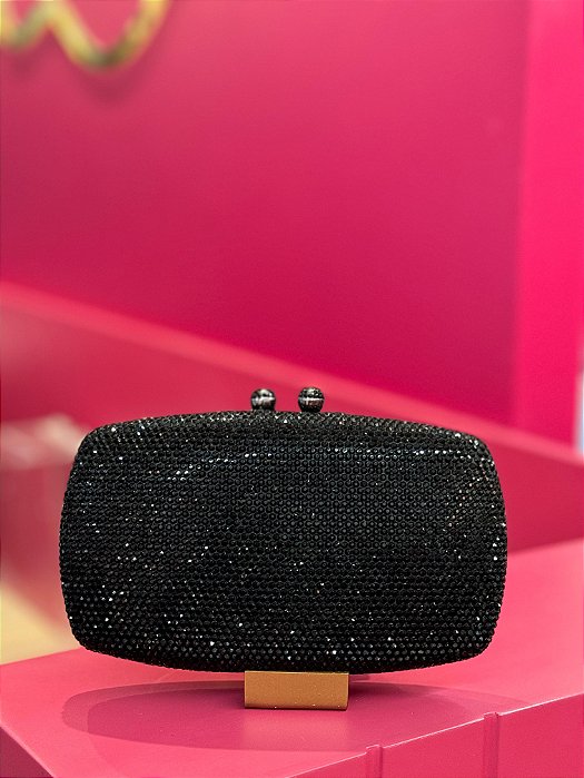 BOLSA MINU PRETA RETÂNGULO BOLEADA