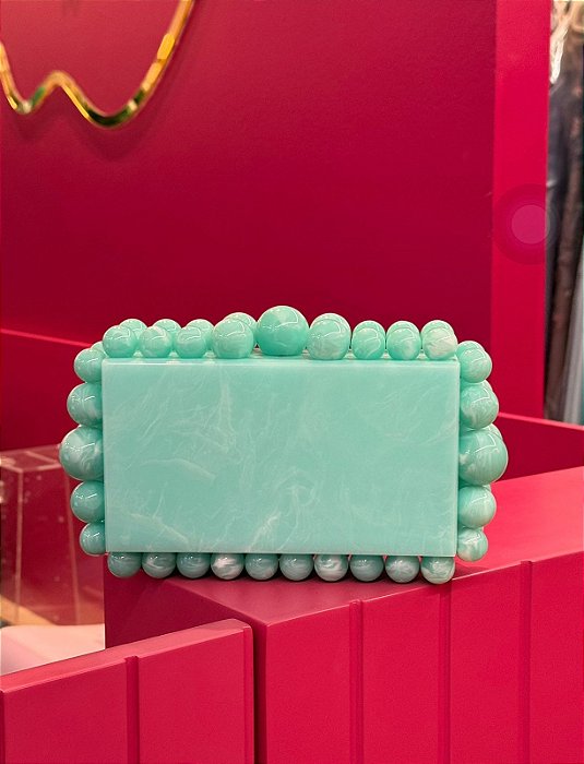 BOLSA BUBBLE MARMORIZADA AZUL BEBÊ CULT GAIA