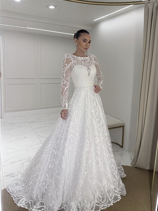 VESTIDO ESTHER RENDA EVASÊ