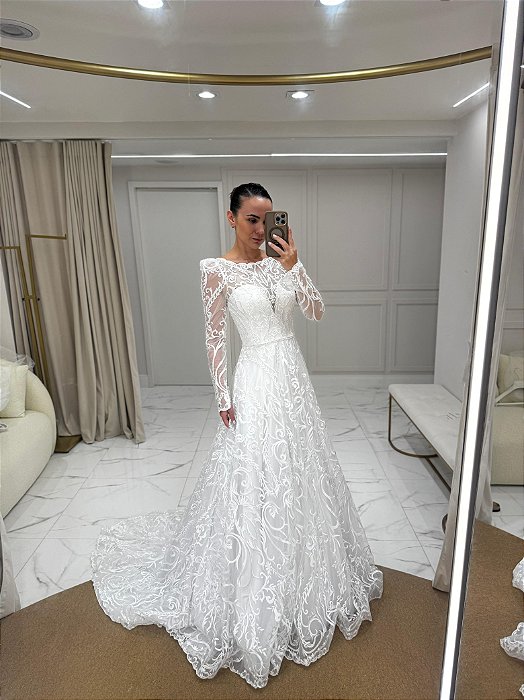 VESTIDO ESTHER RENDA EVASÊ