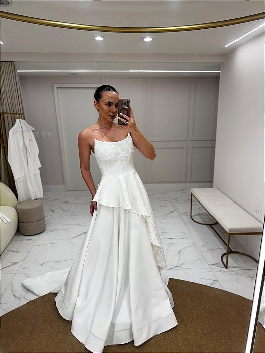 VESTIDO MARGARIDA PEPLUM