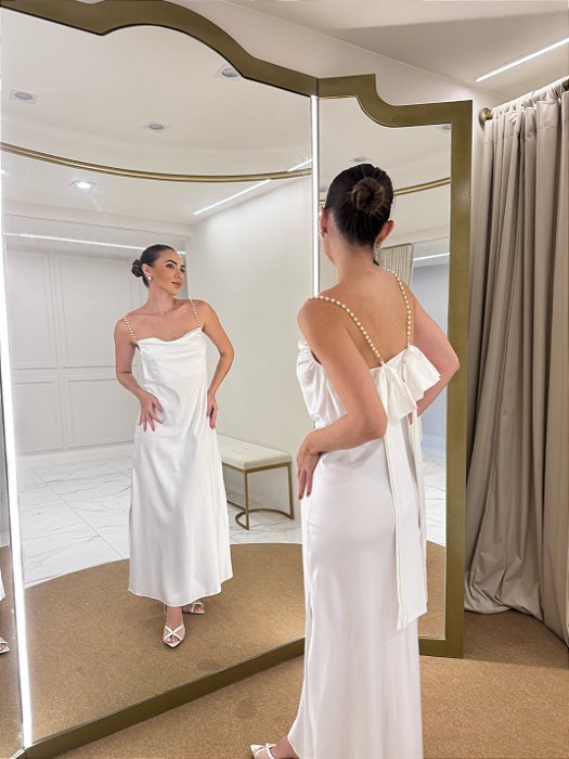 VESTIDO MIDI SEDA LA ROUGE