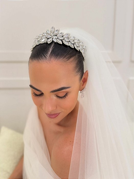 TIARA KATE EM ZIRCÔNIA