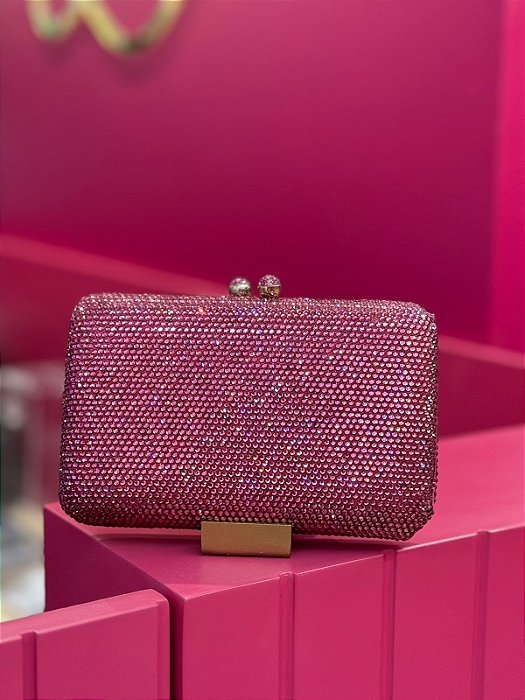 ALUGUEL BOLSA MINU PINK STRASS