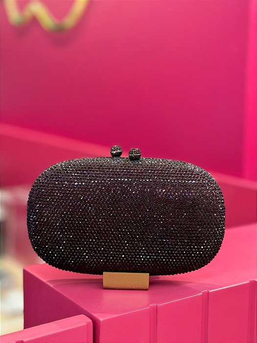 BOLSA MINU ROXA OVAL PEQUENA