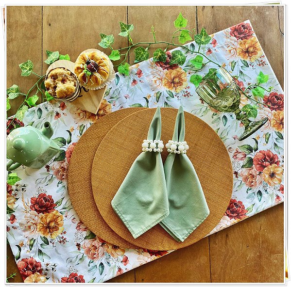 KIT MESA POSTA 4 LUGARES COMPLETOS - REGADOR