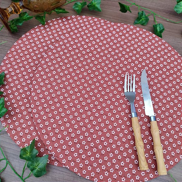 Kit 2 Sousplat – margaridas terra