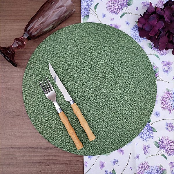 Kit Mesa Posta 4 lugares - HORTENSIA/VERDE