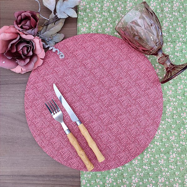 Kit Mesa Posta 4 lugares - CEREJA