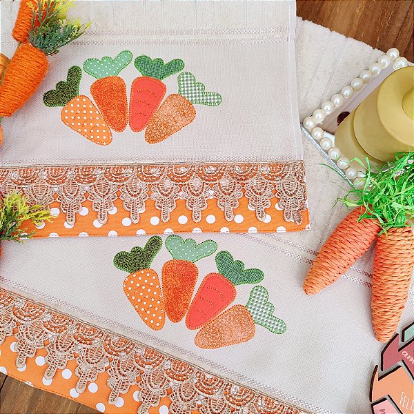 KIT ROSTO E LAVABO PÁSCOA - CENOURINHAS.