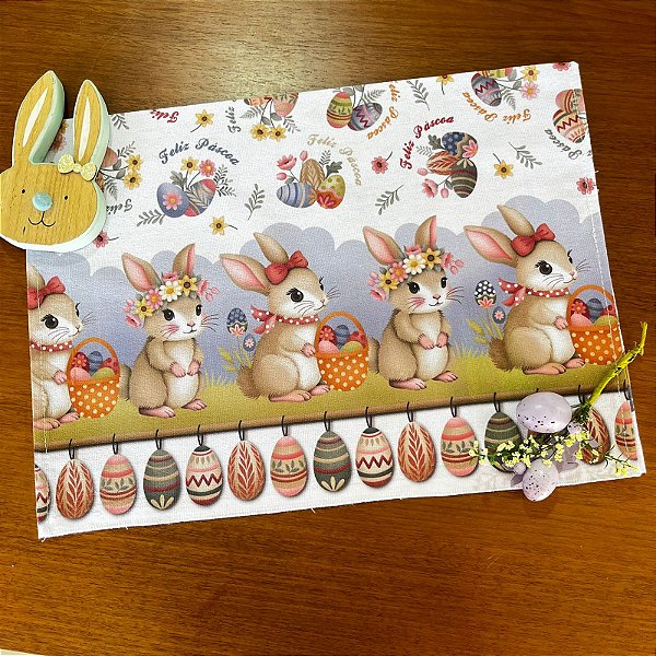 PANOS DE PRATO ESTAMPADO DIGITAL PÁSCOA - 003.