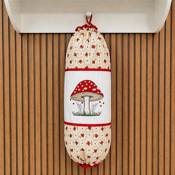 Puxa Saco – COGUMELO, 49cm x 49cm.