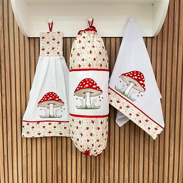 Puxa Saco – COGUMELO, 49cm x 49cm.