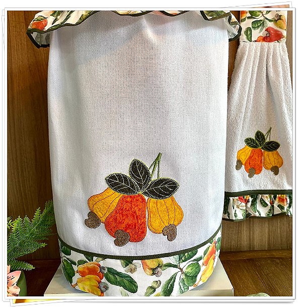 CAPA GALÃO 20 LITROS – CAJU, 27cm x 25cm.