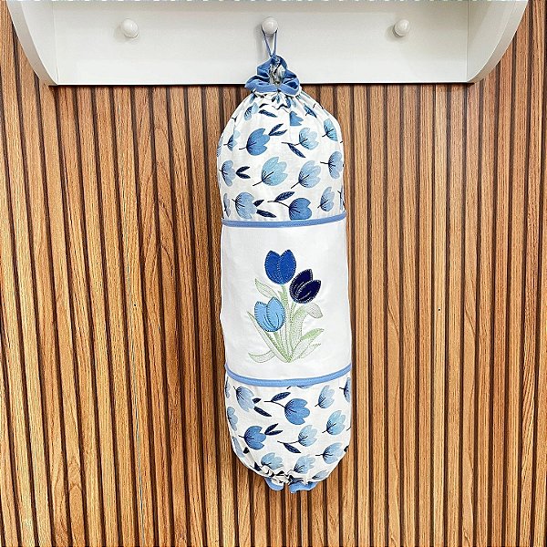 Puxa Saco – TULIPA AZUL, 49cm x 49cm.