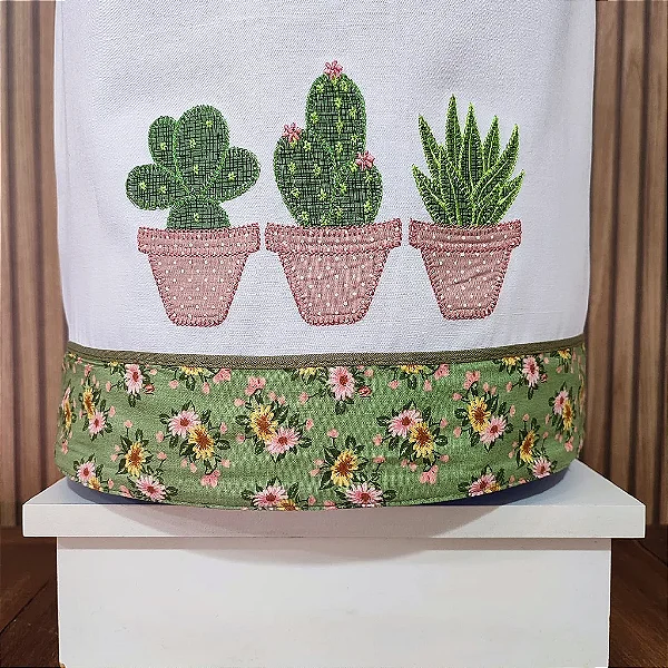 CAPA GALÃO 10 LITROS – SUCULENTA, 27CM X 25CM.
