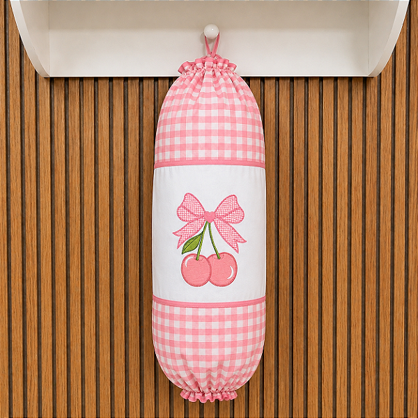 PUXA SACO - CHERRY, 49CM X 49CM.