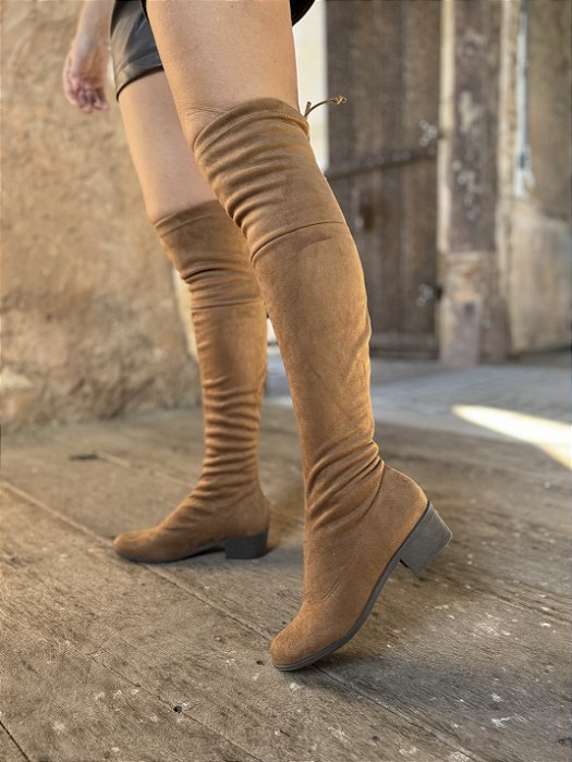 Bota Caramelo Over De Suede Thais