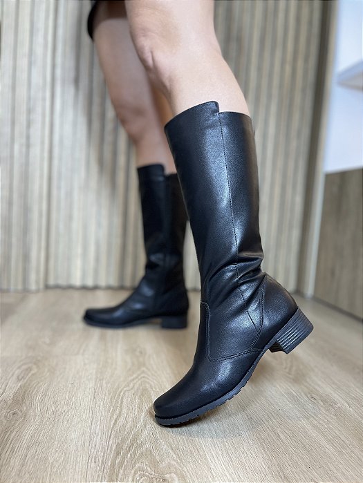 Over The Knee Bota Bota Cano Longo Via Uno Bota Over Bota