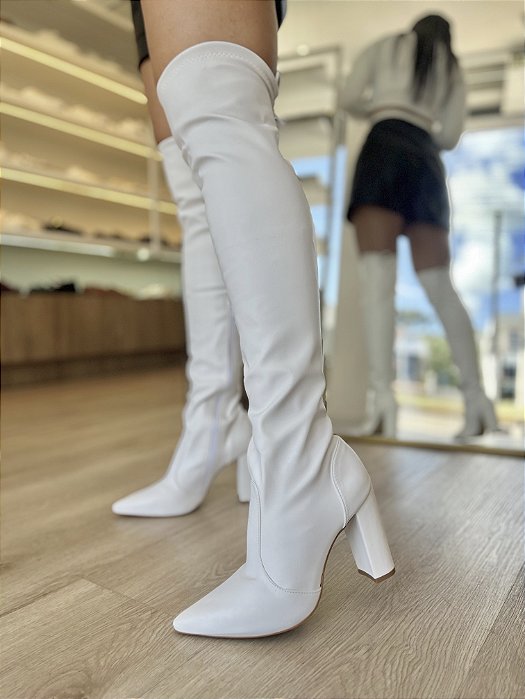 Bota Napa Over Branca Sandra