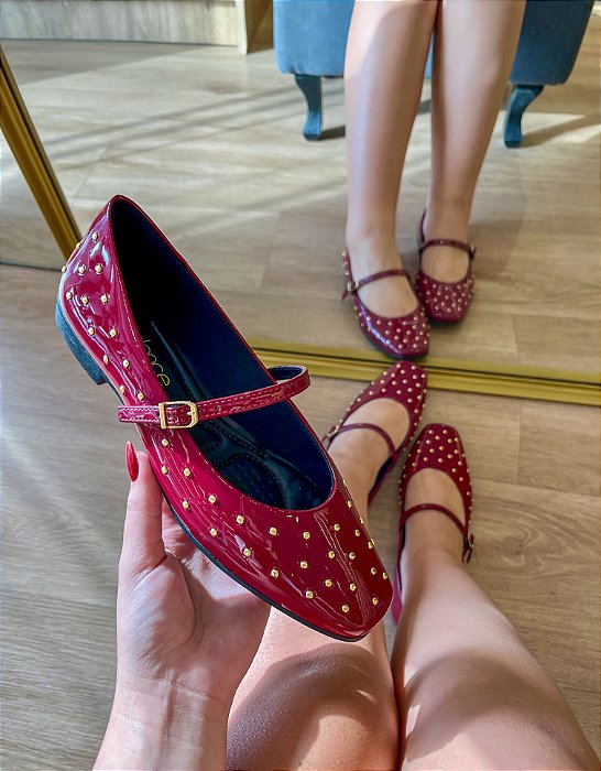 Sapatilha Cherry Tachas Valentina