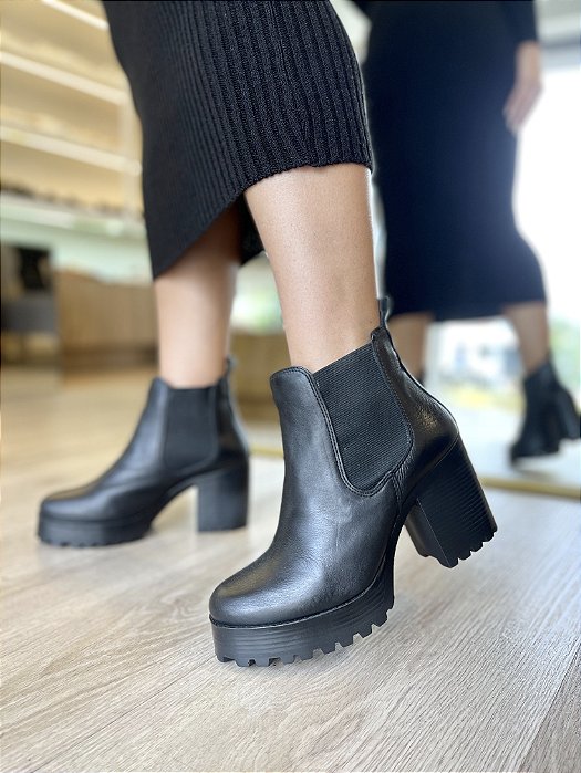 Bota Tratorada Feminina Bota Estilosa Feminina Bota Coturno
