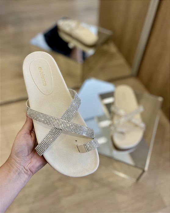 Papete Tira De Brilhos Branca Luci