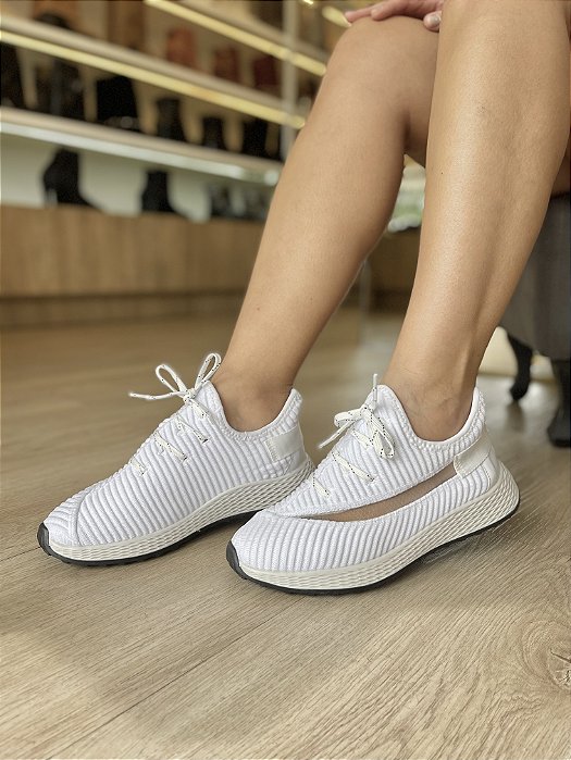 Tênis Casual Branco Bárbara