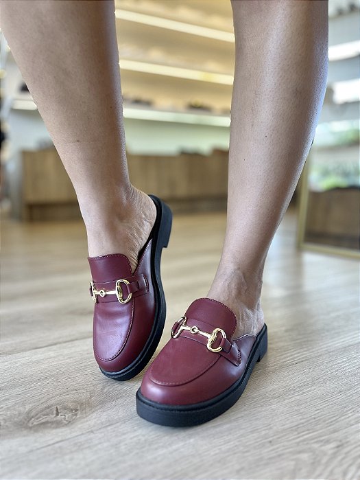 Mule Cherry Com Fivela Mariah