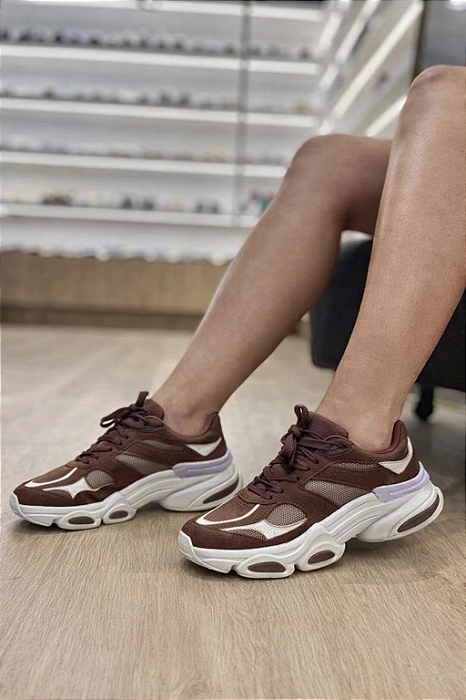 Tênis Chunky Marrom/Off White Brenda