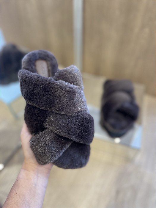 At Home Trançado Marrom Evidence