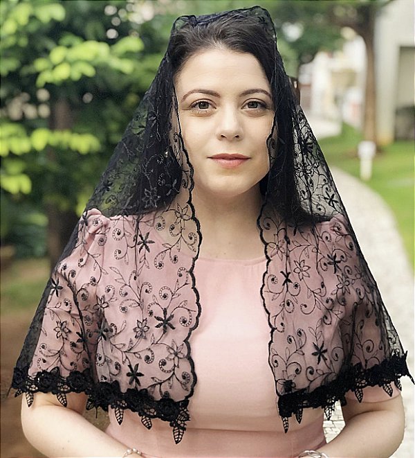 Véu Sublime tradicional - preto