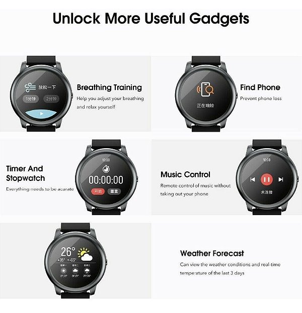 Smartwatch Xiaomi Haylou Solar LS05 - Nicecomm