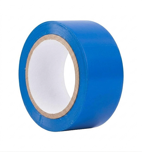 Fita Adesiva para Demarcação de Solo 48mm x 30m Azul Claro