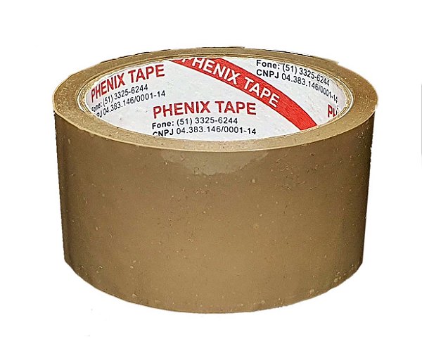 Fita Adesiva Marrom Acrílica 48mm x 50m Phenix Tape