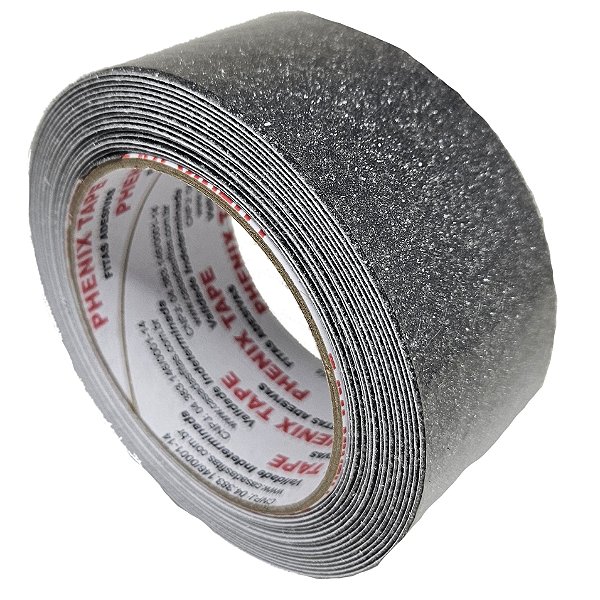 Fita Antiderrapante 50mm x 5m - Cinza