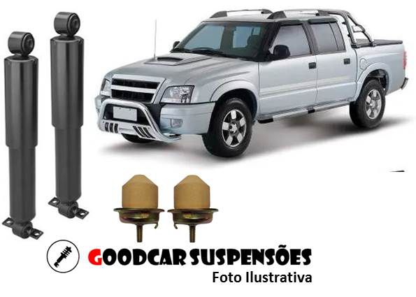 AMORTECEDORES DIANT. + KIT COMPLETO - CHEVROLET S10 PICK UP - 1995 A 2012