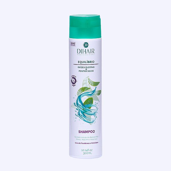 Shampoo Equilíbrio - Raízes Oleosas e Pontas Secas 300mL - Dihair