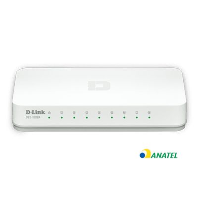 Switch D-link 08 portas 10/100 - DES-1008C