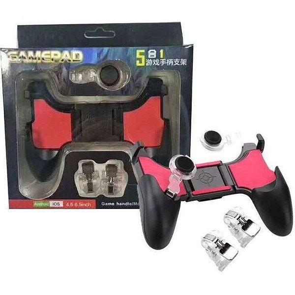 Game Pad W11 Controle com Gatilho L1r1 Analógico Para Celular Jogo