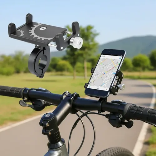 Suporte De Celular Para Bicicleta E Moto / Metal BMG-61