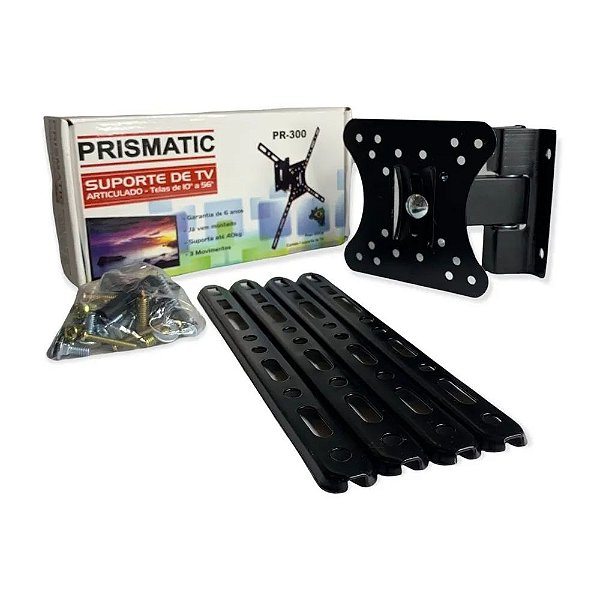Suporte Prismatic PR-300 de parede para TV/Monitor de 10" até 56" preto