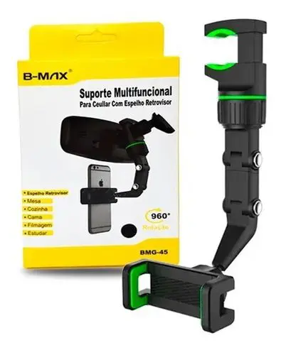 Suporte Celular Retrovisor Carro B-Max BMG-45