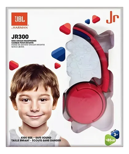Fone de Ouvido Infantil JBL- JR300BT-Azul / Vermelho