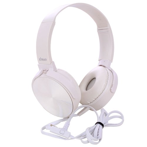 Headphone Estéreo Extra Bass Com Microfone XTRAD LC-834-White