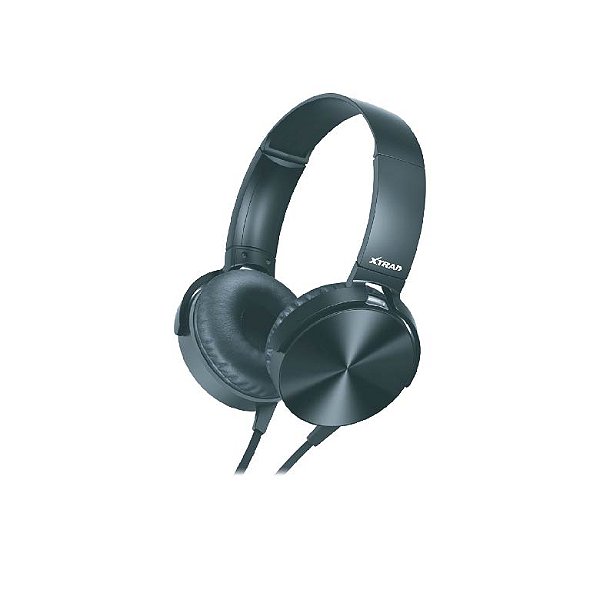Headphone Estéreo Extra Bass Com Microfone XTRAD LC-834-Black