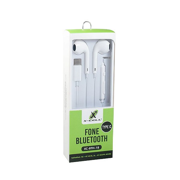 Fone Bluetooth Tipo C X-Cell XC-BTH-18