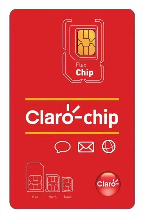Chip Claro Flex Triplo Corte Pré- Sem Recarga DDD 51 RS CLARO HLRODA -  Gringolândia